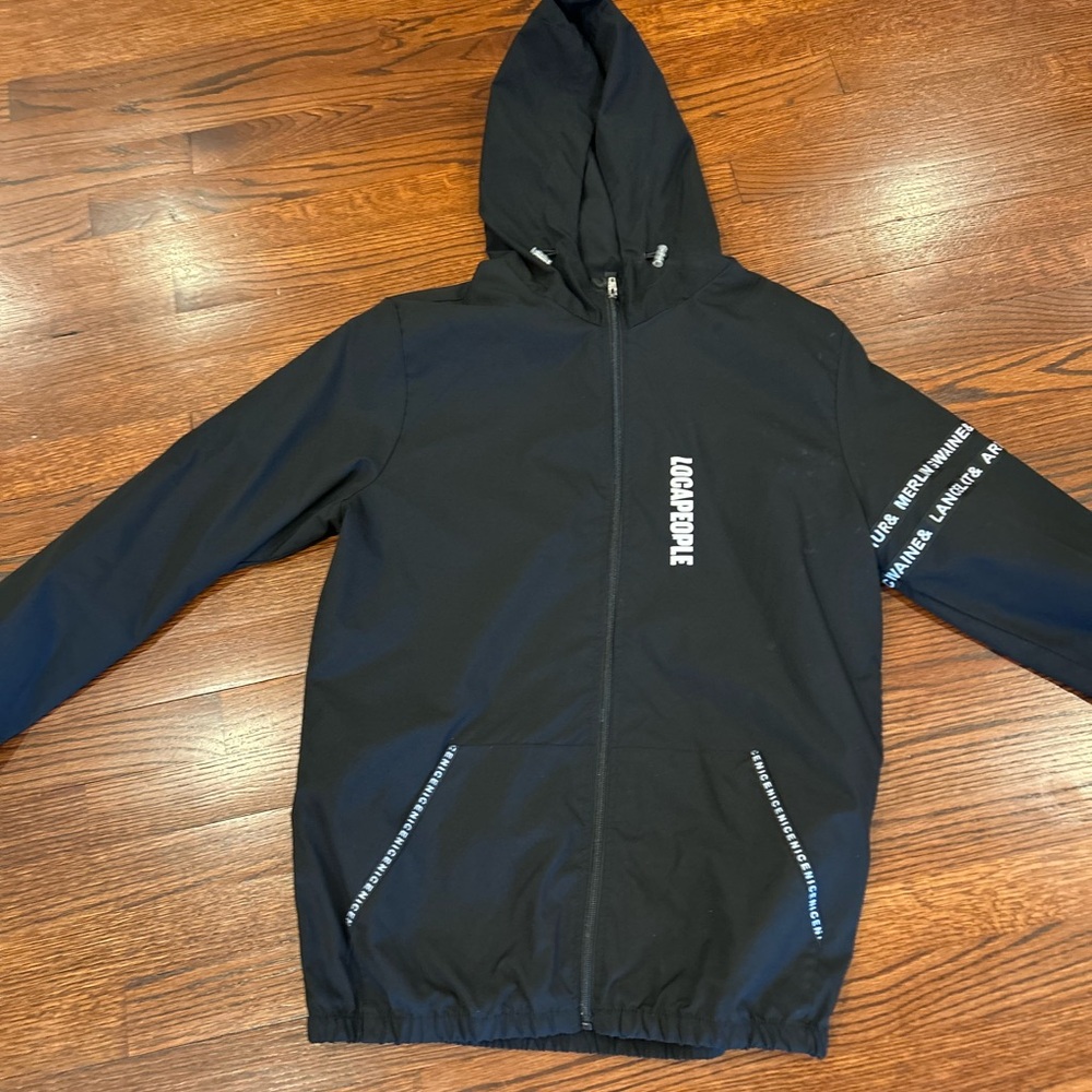 Tech Wear- Black Sporty Jacket